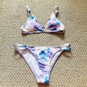 2 Piece Tie Dye Bikini Swimsuit